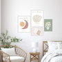 Wallity Conjunto de 4 Pinturas Decorativas de MDF Multicolor 62 x 85 cm